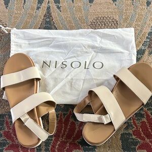 Nisolo Women's Leather Tan Sandals